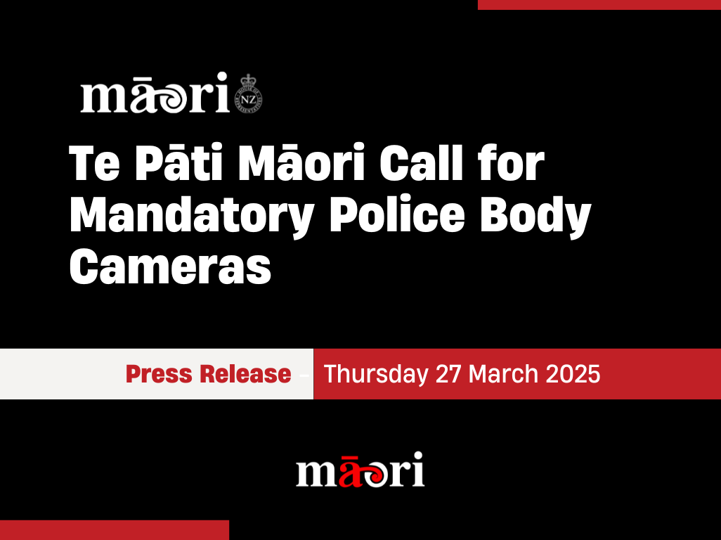 Te Pāti Māori Call for Mandatory Police Body Cameras preview image