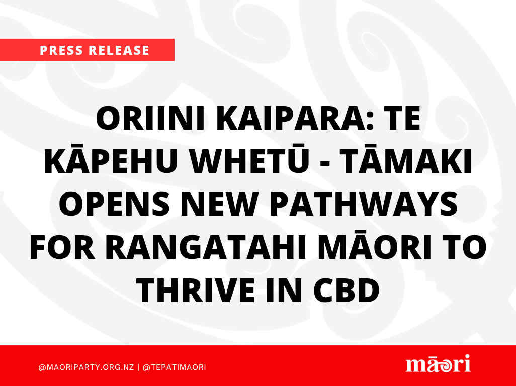 Oriini Kaipara: Te Kāpehu Whetū - Tāmaki opens new pathways for rangatahi Māori to thrive in CBD preview image