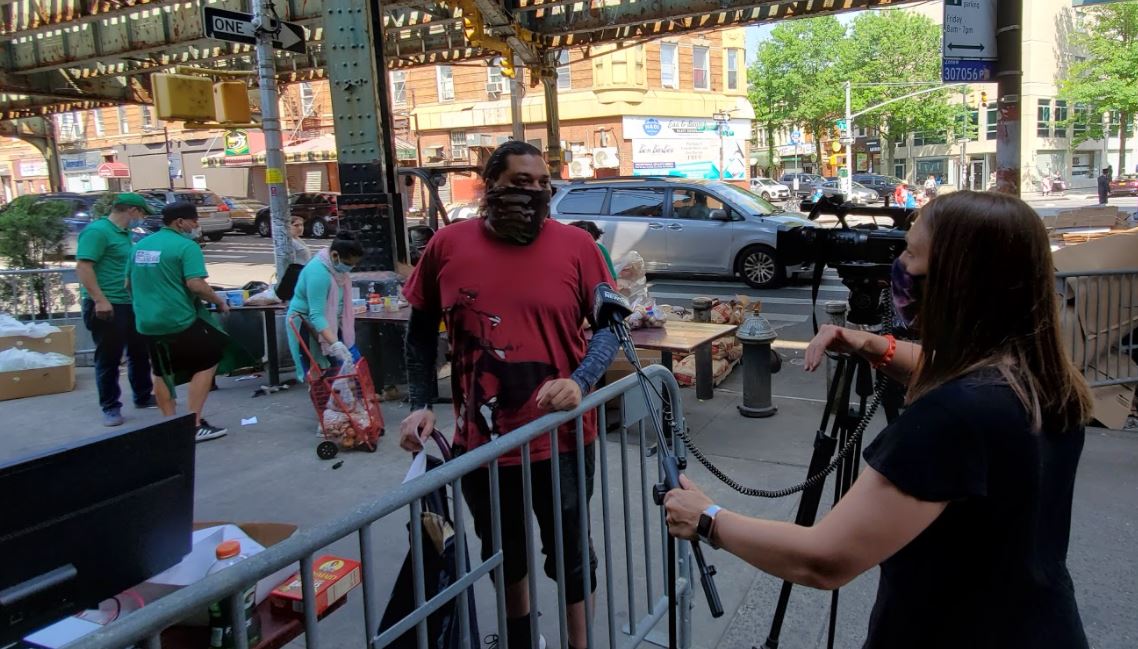 Masbia on NY1 Brooklyn Food Pantry Sees Sevenfold Increase in Demand