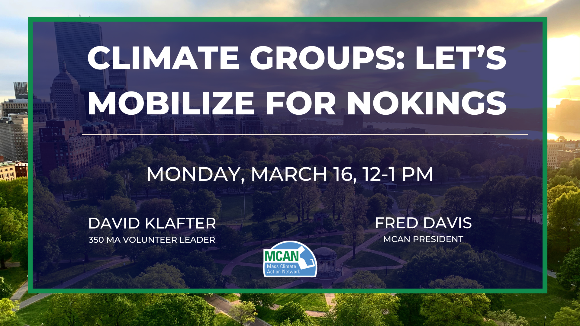 Climate Groups Mobilize for NoKings - Massachusetts Climate Action Network