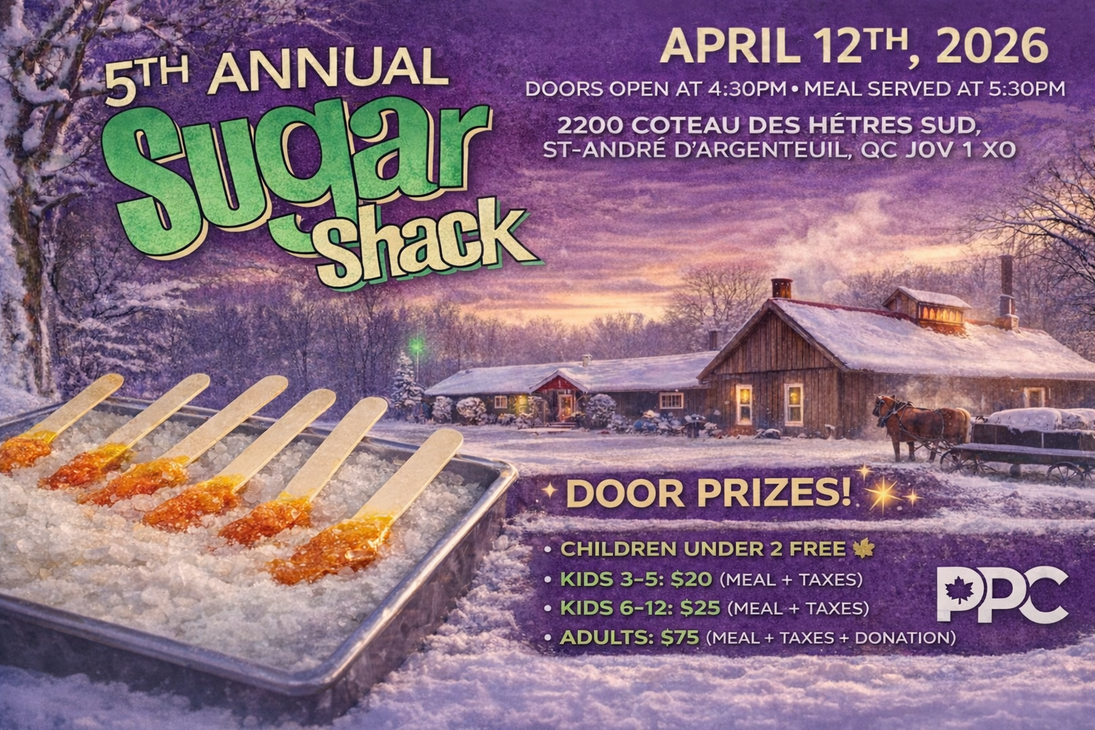 Sugar Shack 2026