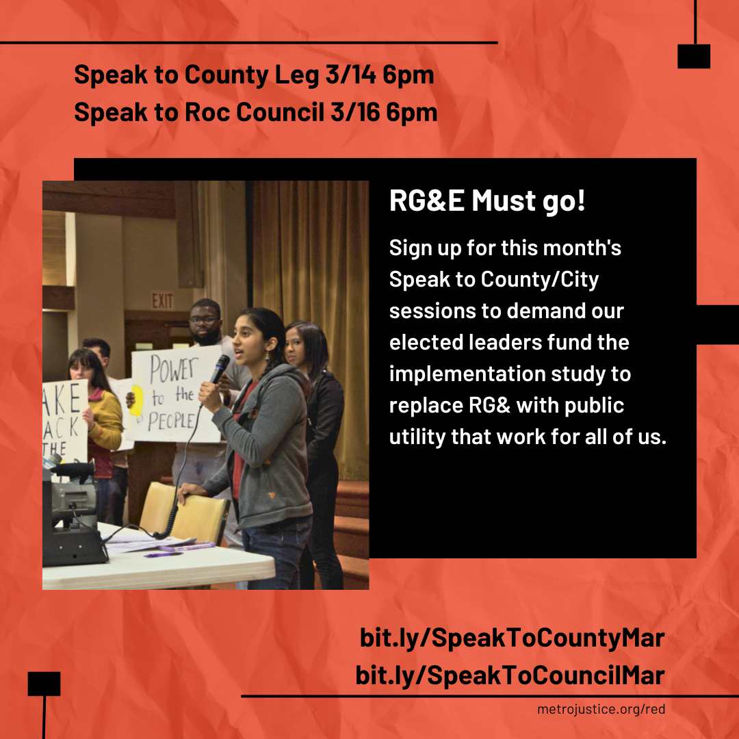 Upcoming Events- Metro Justice