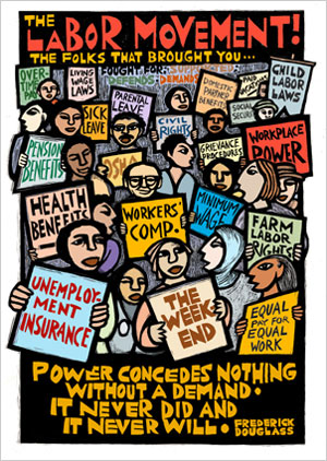 labor movement poster