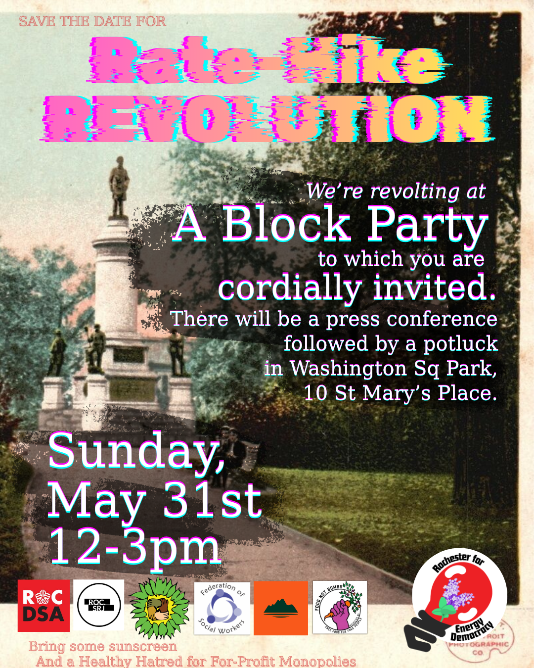 Block Party flier Block Party flier