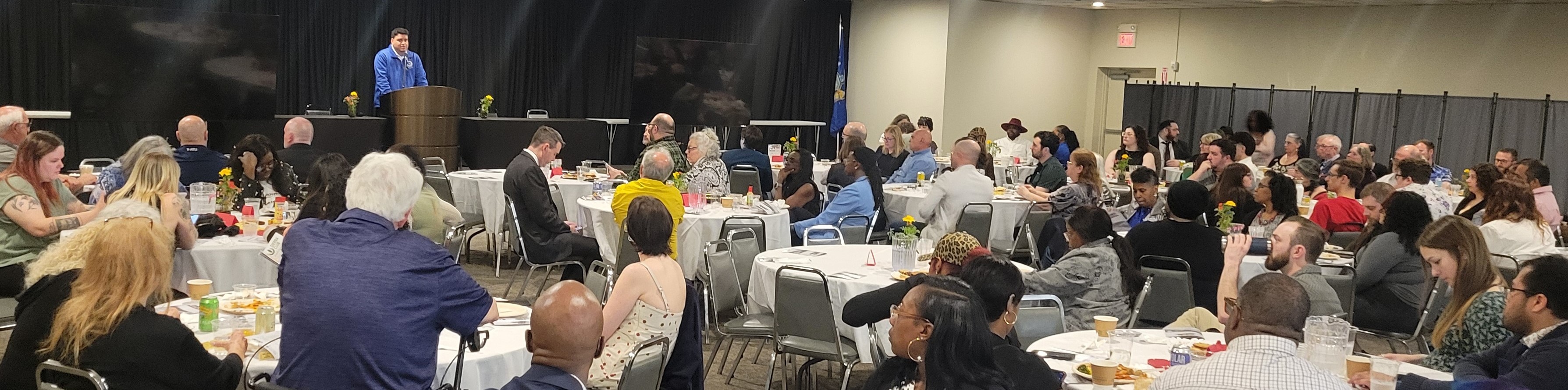 Brandon Mancilla Addresses Metro Justice Annual Dinner
