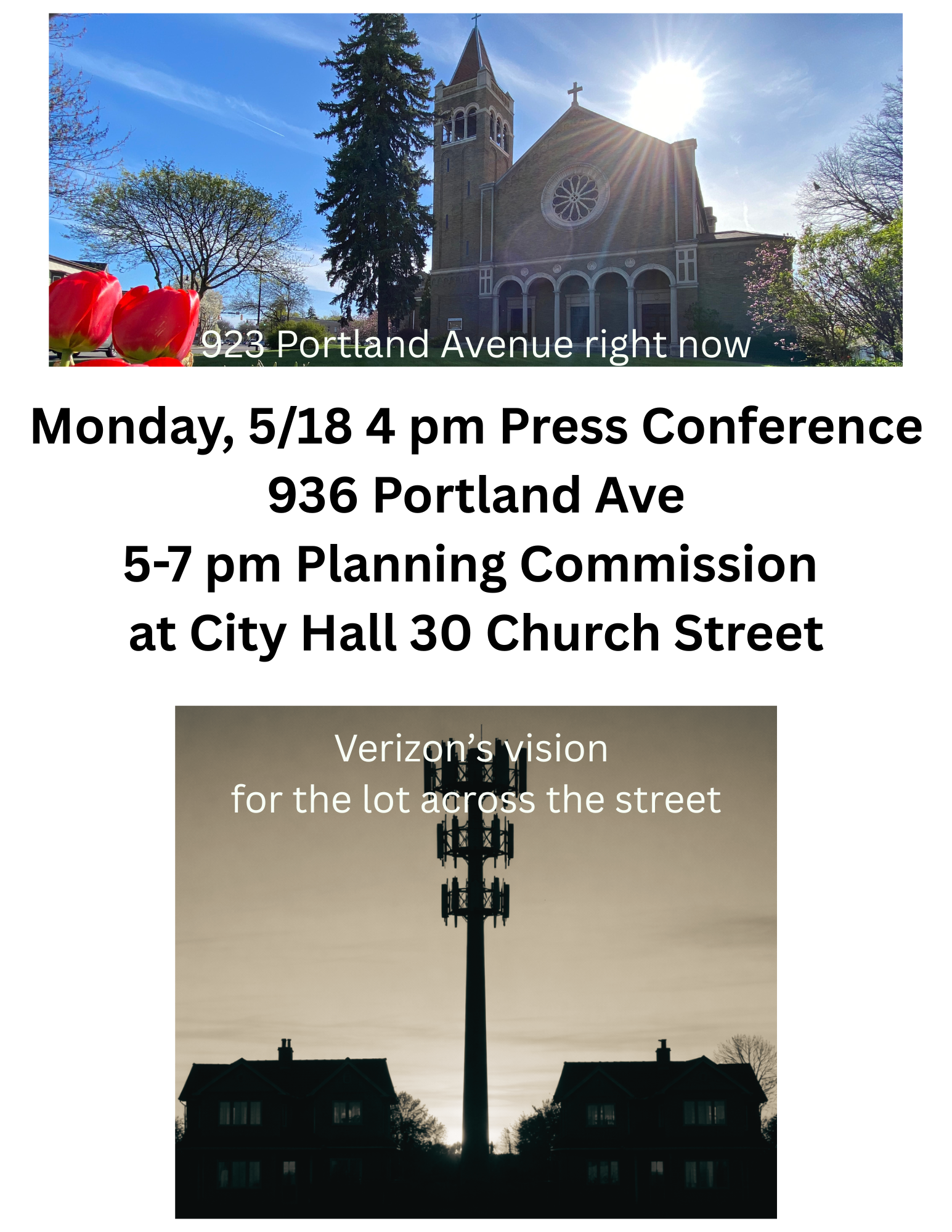 Flier for Verizon Zombie Cell Tower