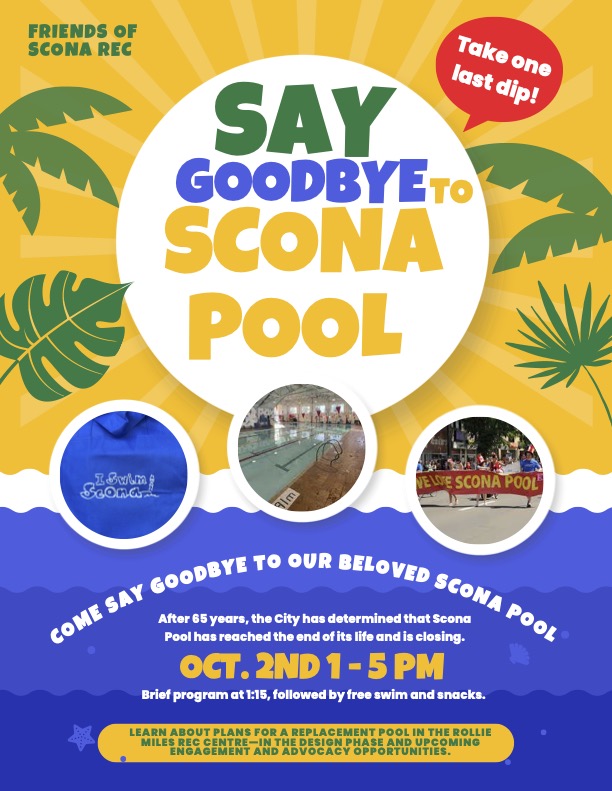Scona Pool Flyer
