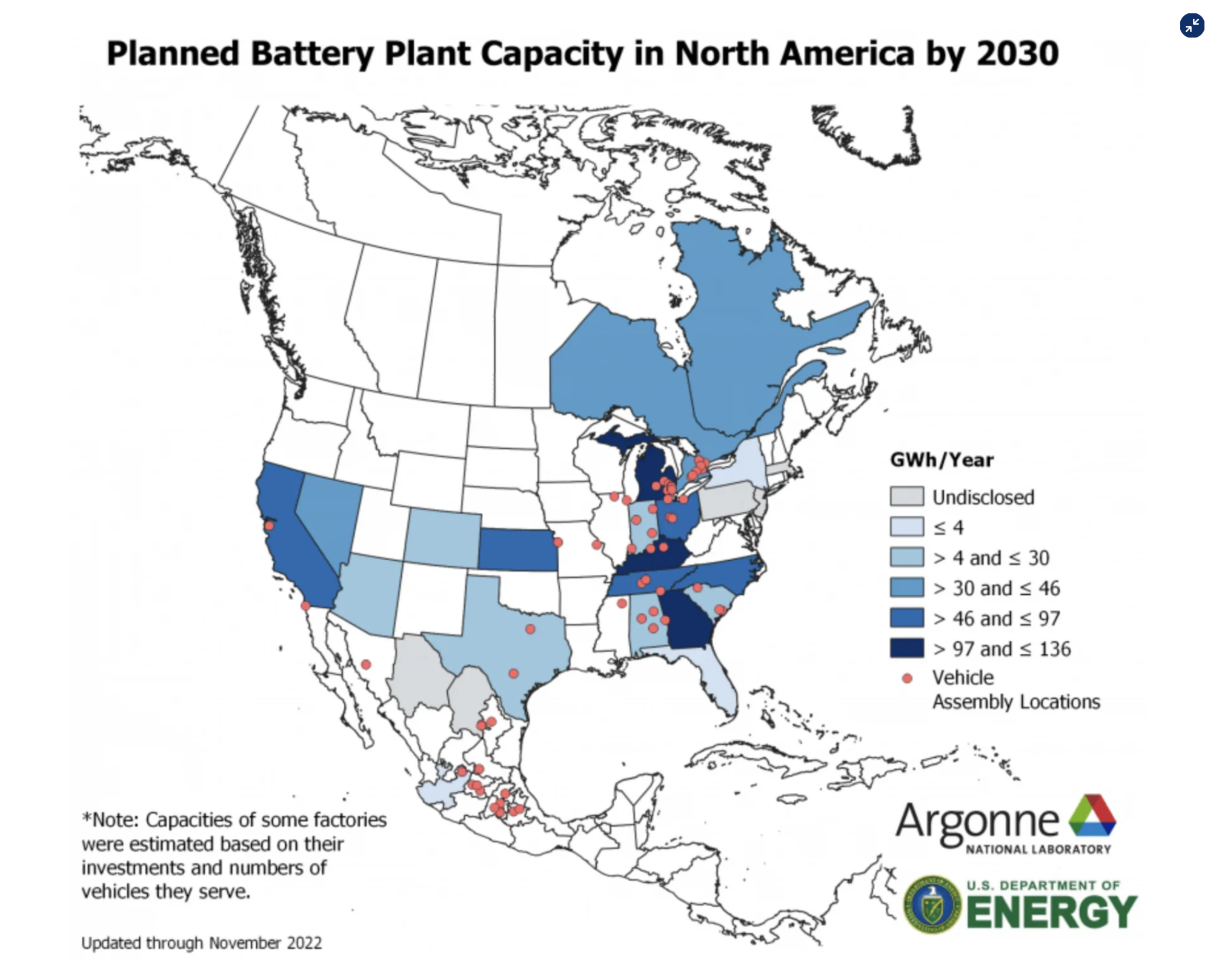 Michigan among three states expected to dominate EV battery