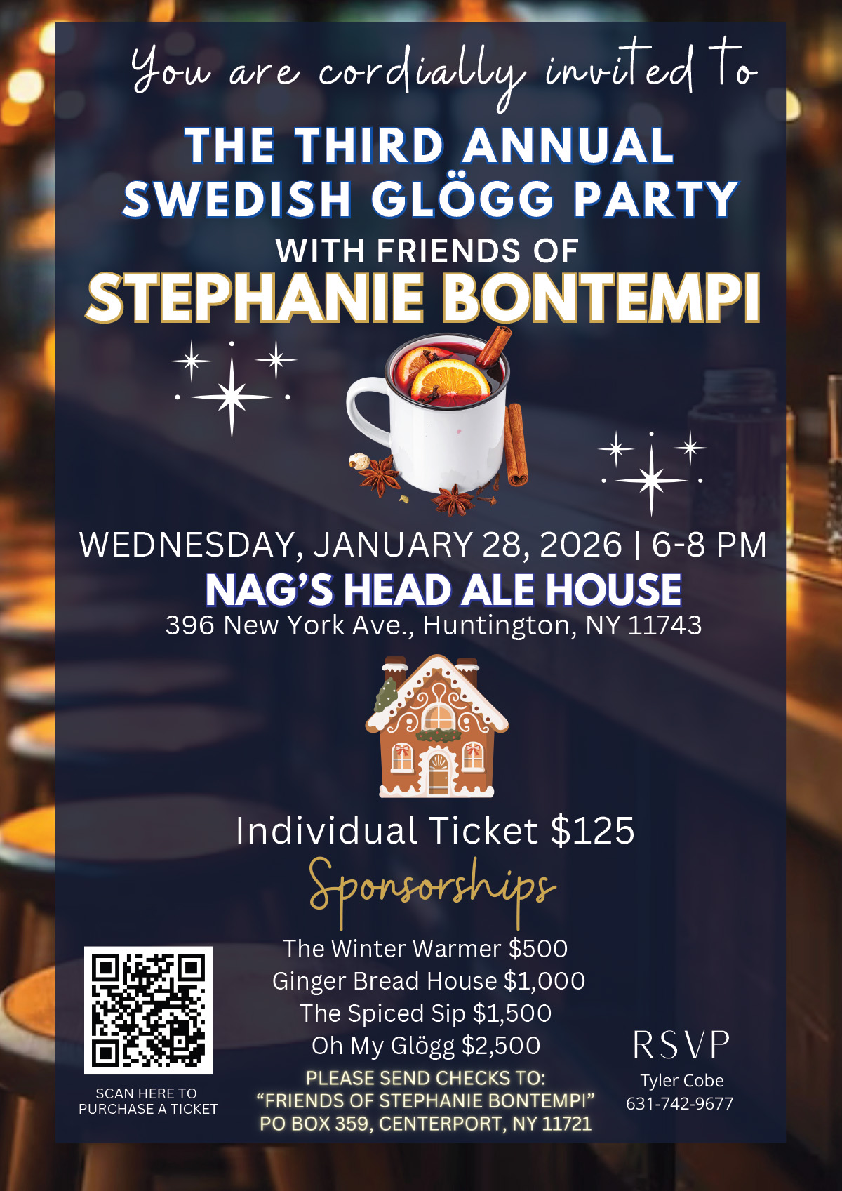 Third Annual Swedish Glogg Party with Friends of Stephanie Bontempi