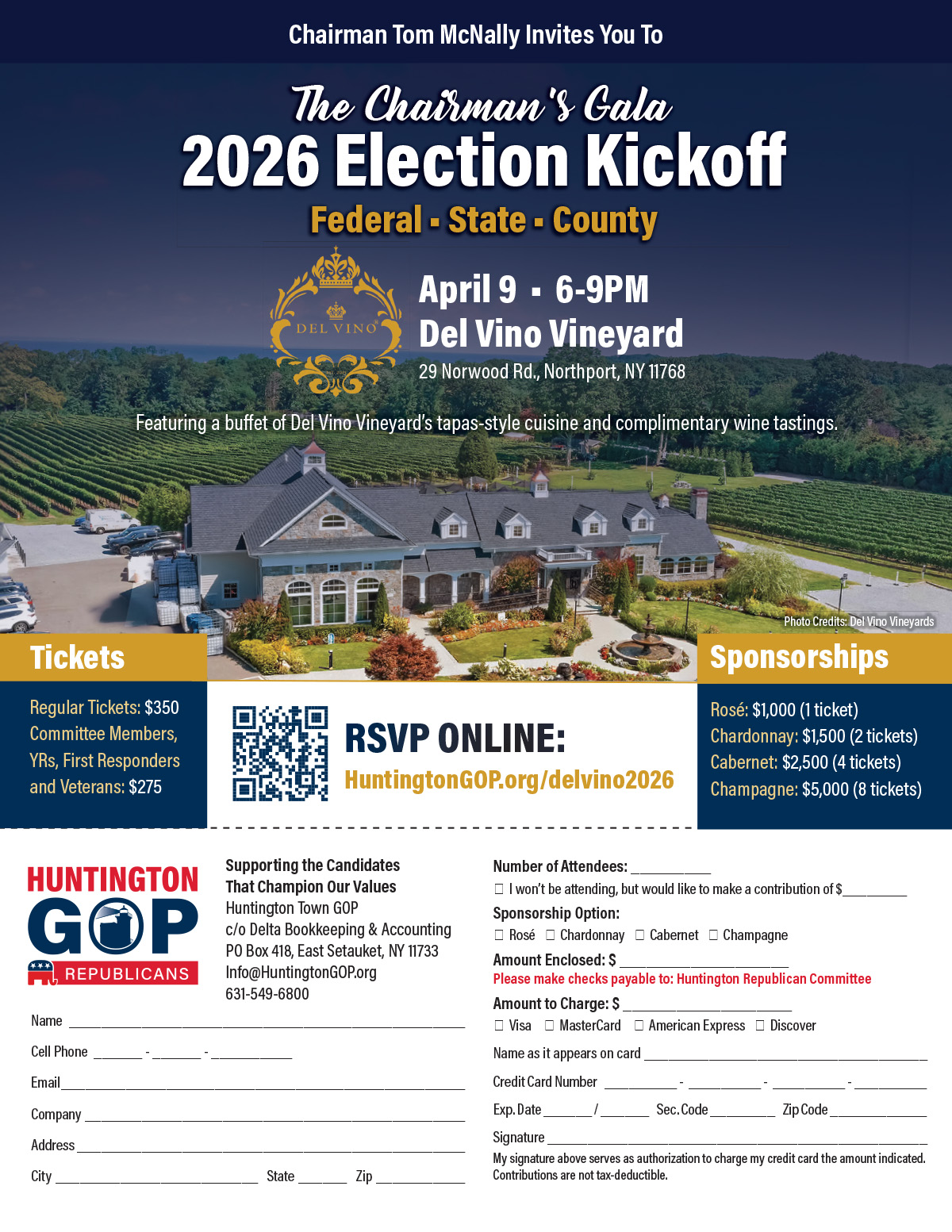 The Chairman's Gala 2026 Election Kickoff