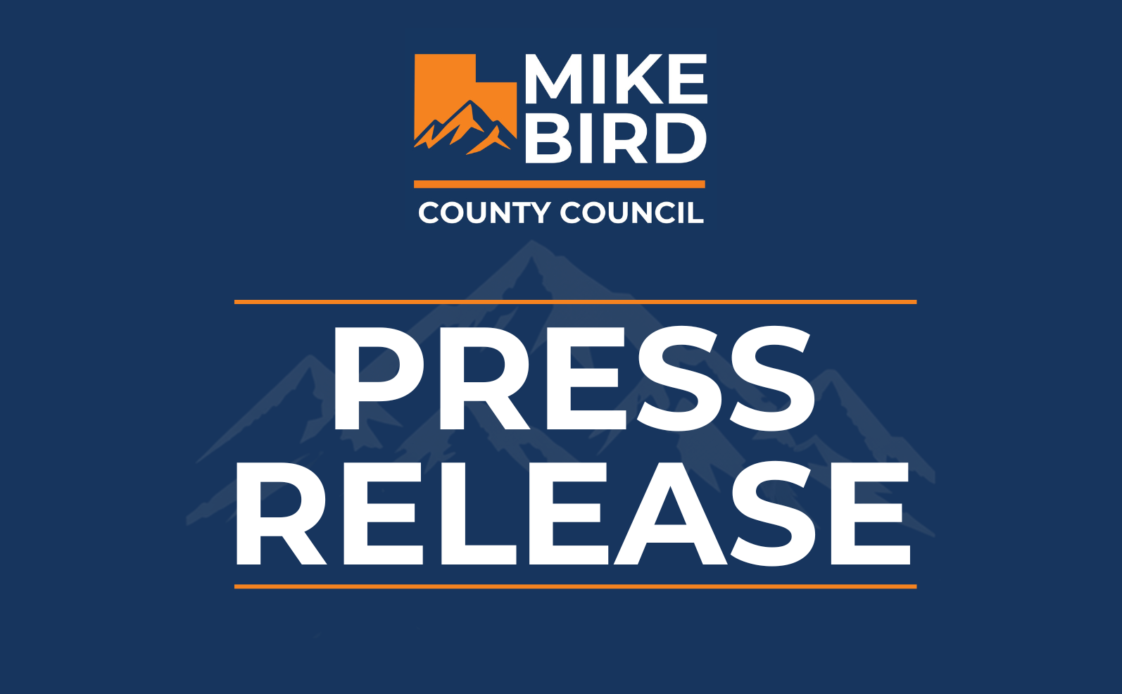 Mike Bird Announces Candidacy for Salt Lake County Council District 3
