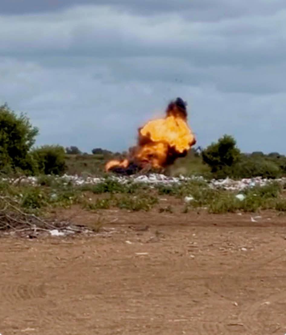 Recent explosion at the same place where Mohamed's story took place in Somalia.