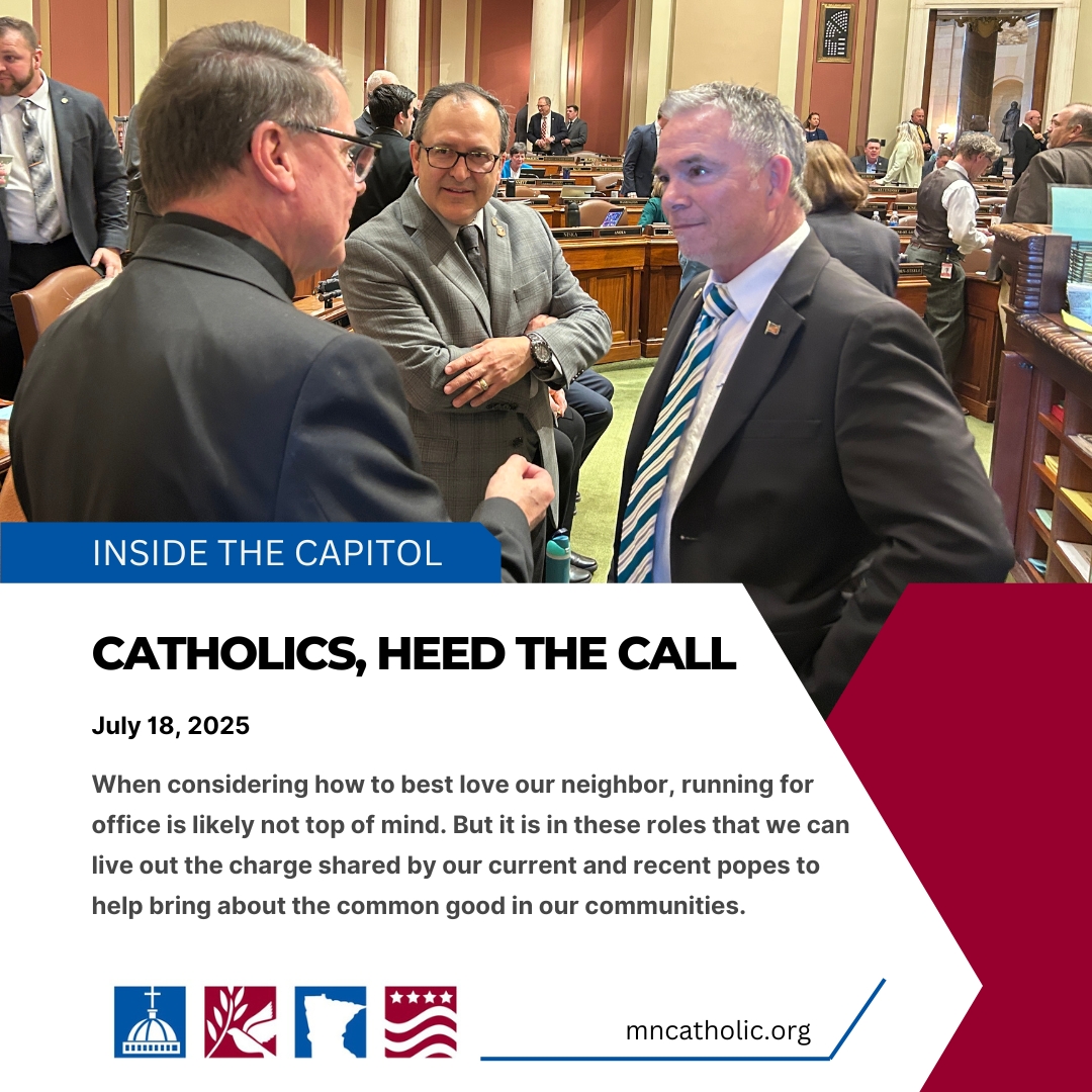 Catholics, heed the call