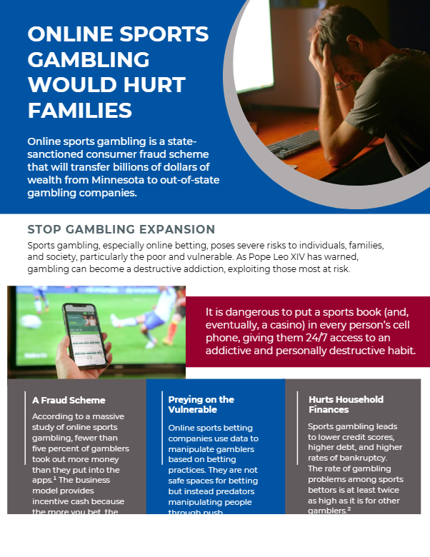 Oppose Online Sports Gambling