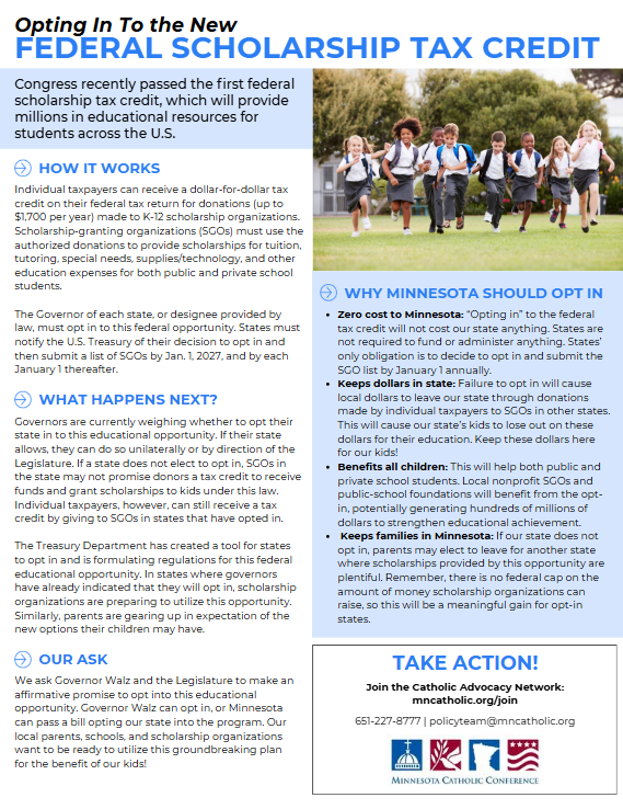 Federal Scholarship Tax Credit