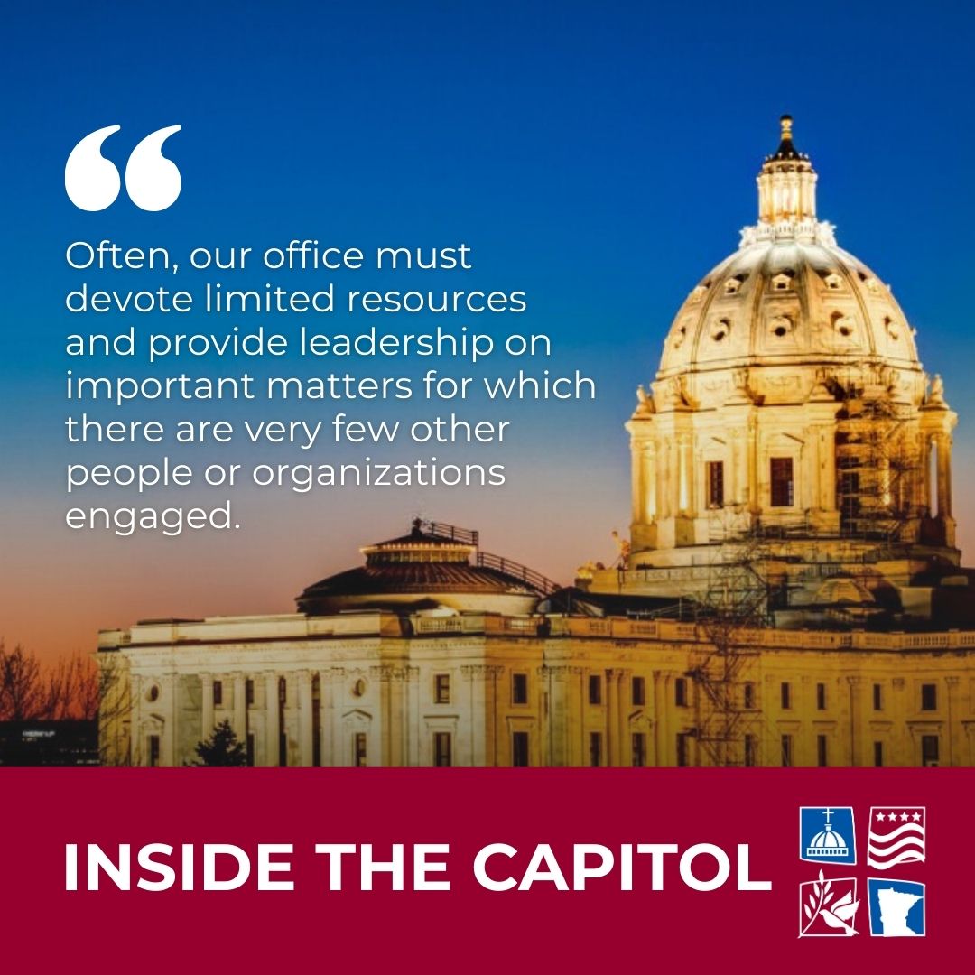 How the Minnesota Catholic Conference prioritizes advocacy resources