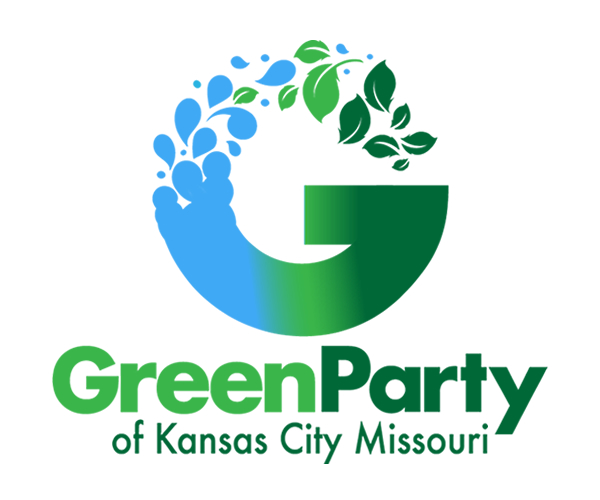 Green Party of Kansas City Missouri logo and chapter page link