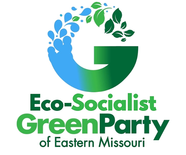 Eco Socialist Green Party of Eastern Missouri logo and chapter page link
