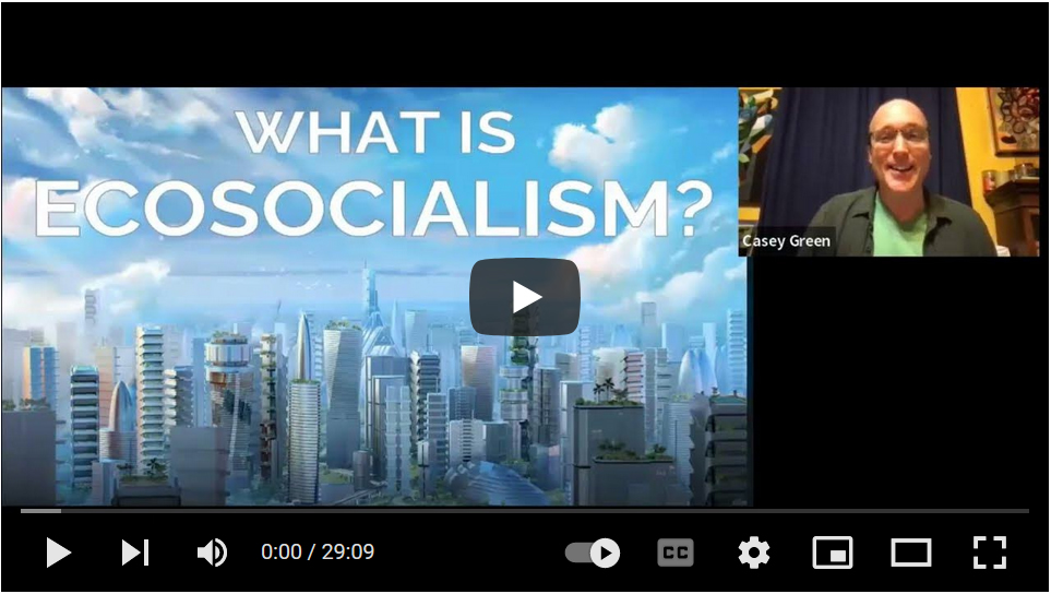Green Party of Kansas City Missouri Green Spotlight Presentation : Nathan Kline presents "What is Ecosocialism?