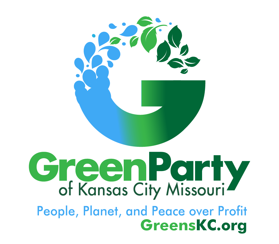 Green Party of Kansas City MIssouri Logo - People Planet and Peace Over Profit Green Party of Kansas City MIssouri Logo - People Planet and Peace Over Profit