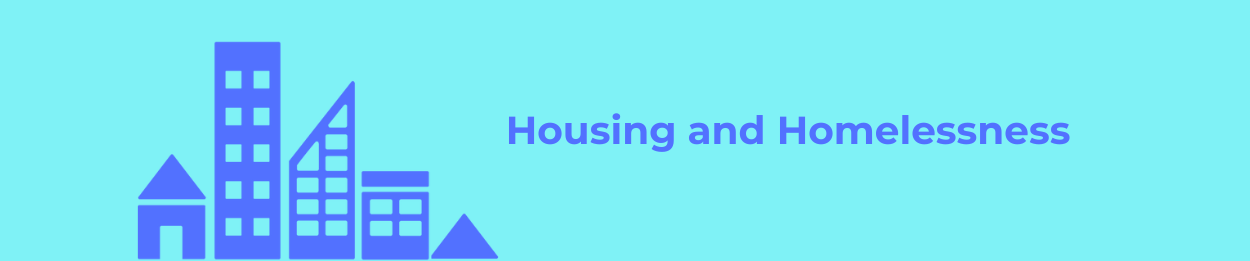 Cartoon of houses with the text \