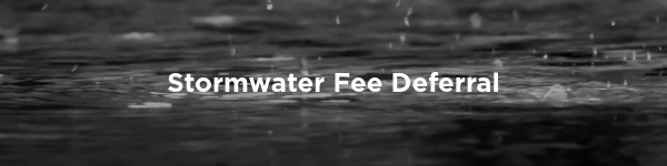 Stormwater Fee Deferral