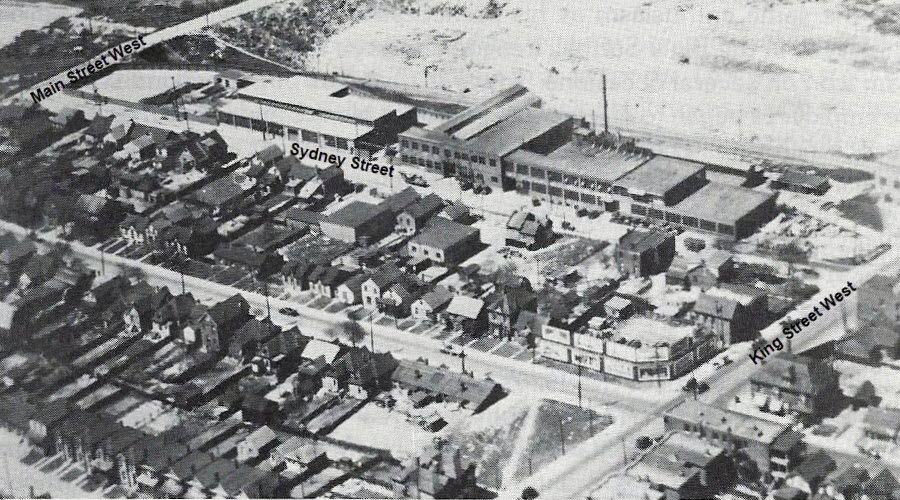 Photo of Slater Steel sometime between the 1940s and 1950s