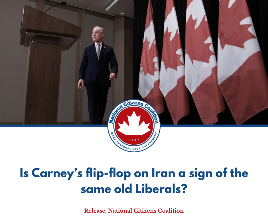 Release: Carney Flip-Flop A Sign Of Same Old Liberals?