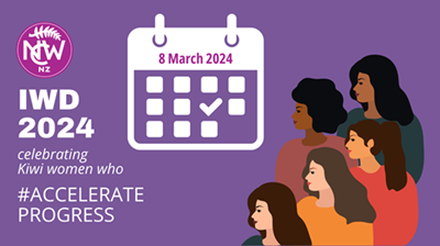IWD2024 image for NCWNZ campaign