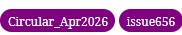 Tag for Issue 656