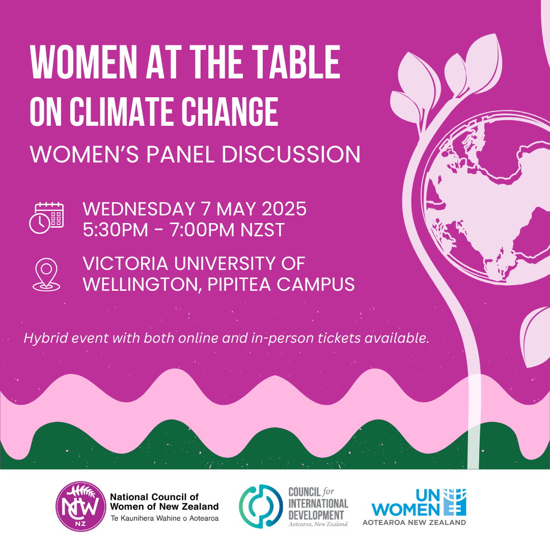 preliminary image for Women on Climate Change panel 2025