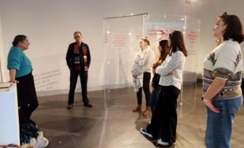 Inside The Glass Cage - lecture to NCWNZ visitors by Tracey Nicholls