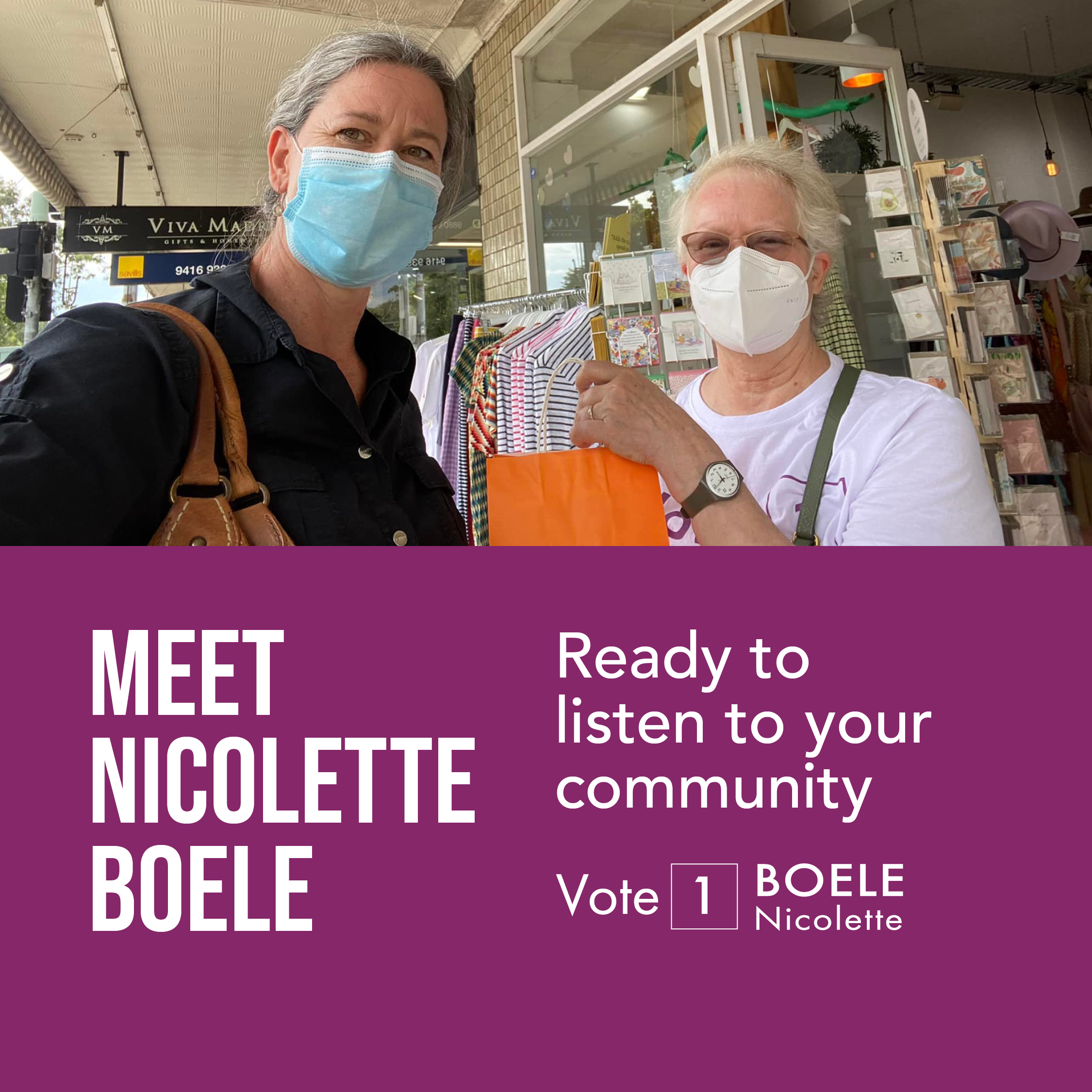 Meet Nicolette at Asquith shops Nicolette Boele