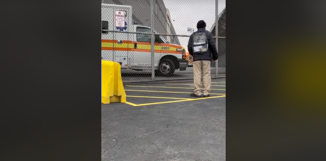 Ambulance at Delaney Hall after first death at facility