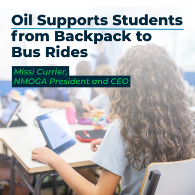 Oil Supports Students from Backpack to Bus Ride