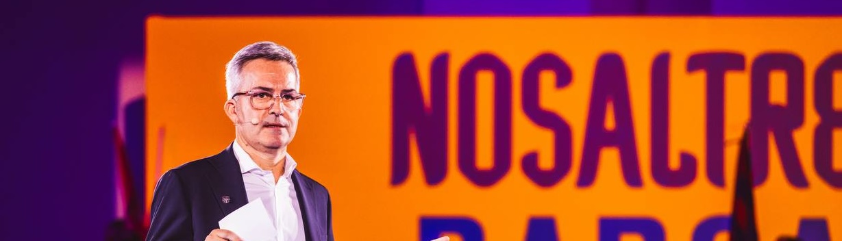 Víctor Font, durant l'acte de presentació de Nosaltres