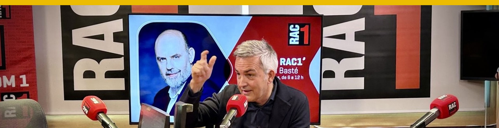 Víctor Font, durant l'entrevista a El Món a Rac1.