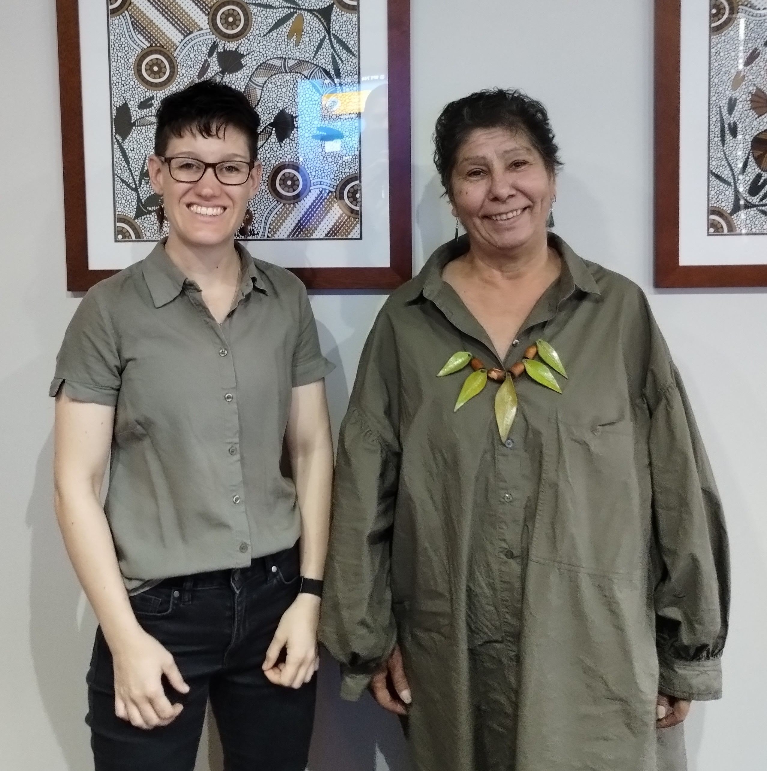 Crystal and Alison (Gugu Badhun Aboriginal Corporation CEO)