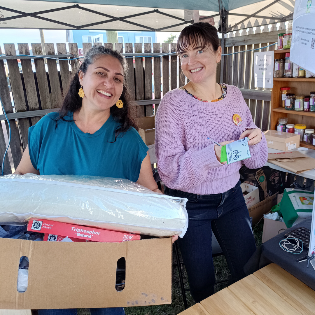 Volunteers at the Garage Sale