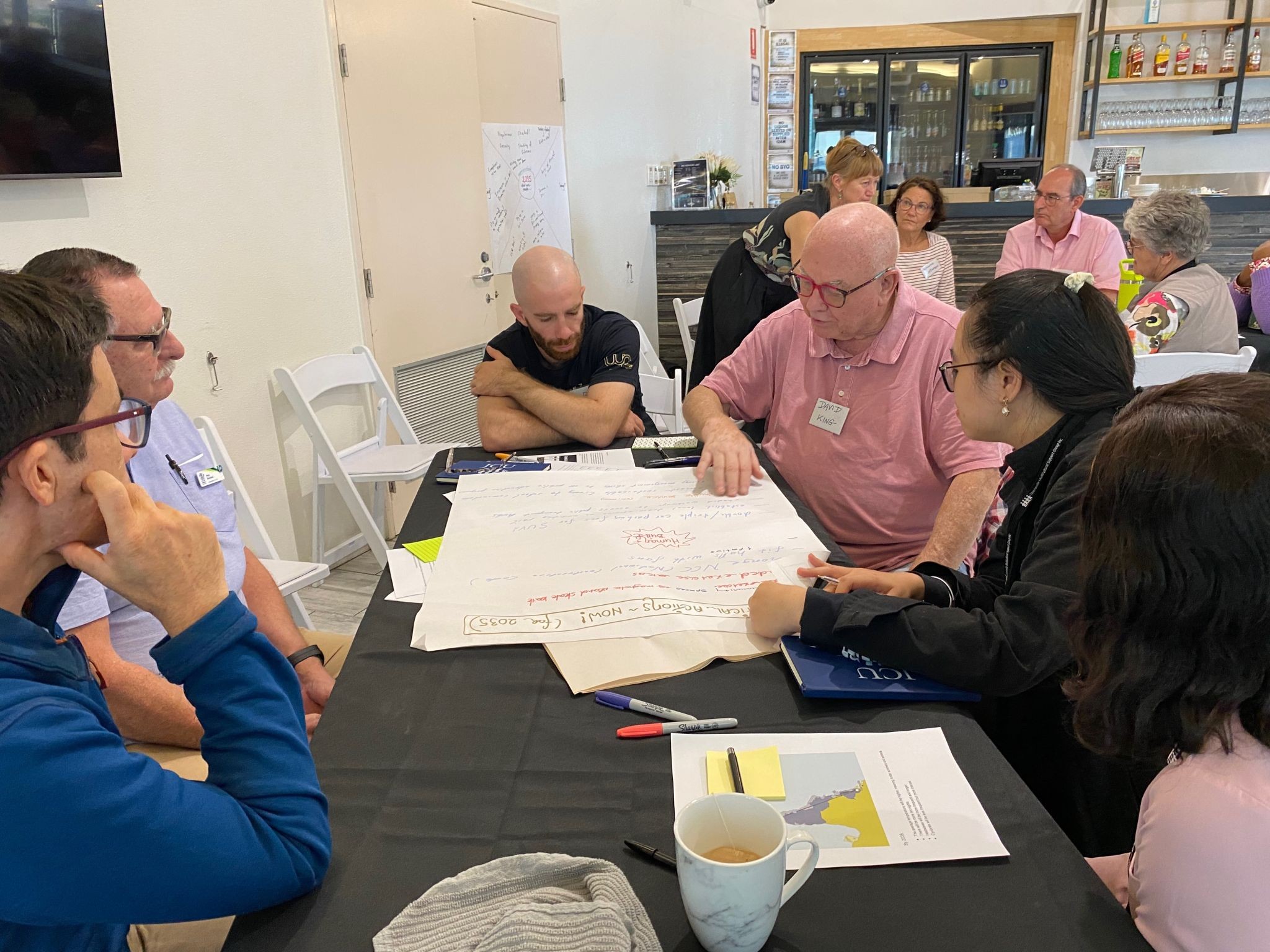 A small group discussion