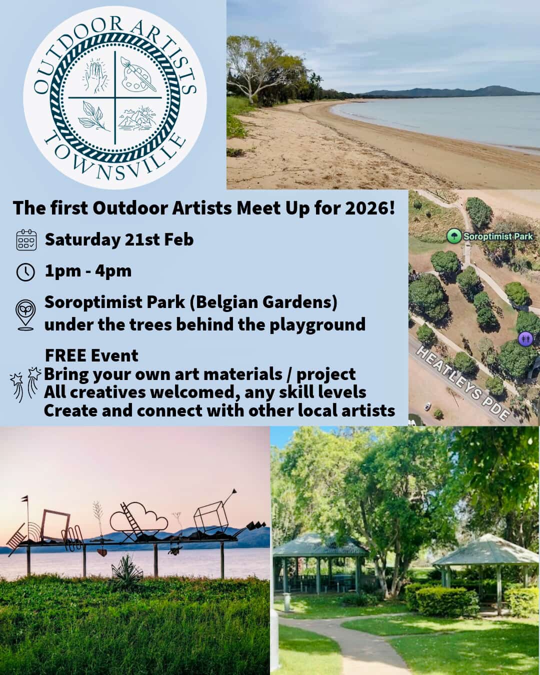 Flyer outdoor artists