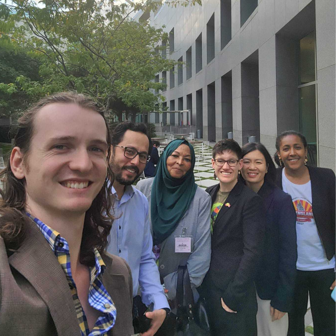 A group of climate leaders in Canberra parliament