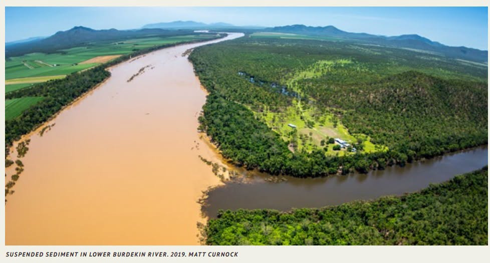 Fine sediment in the lower Burdekin River