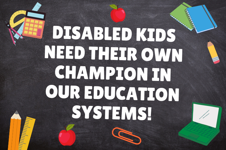 Disabled kids need their own champion! - Abigail Boyd MP