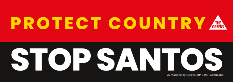 Stop Santos bumper sticker
