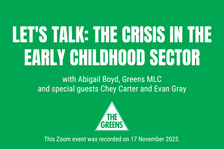 Let's Talk: The Crisis in the Early Childhood Sector
