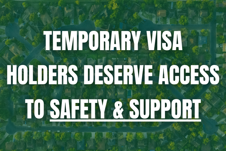 Temporary visa holders deserve access to safety and support  - Abigail Boyd MP