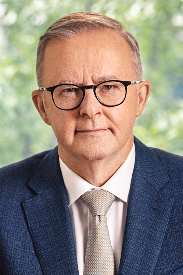 Anthony Albanese - Prime Minister and Member for Grayndler