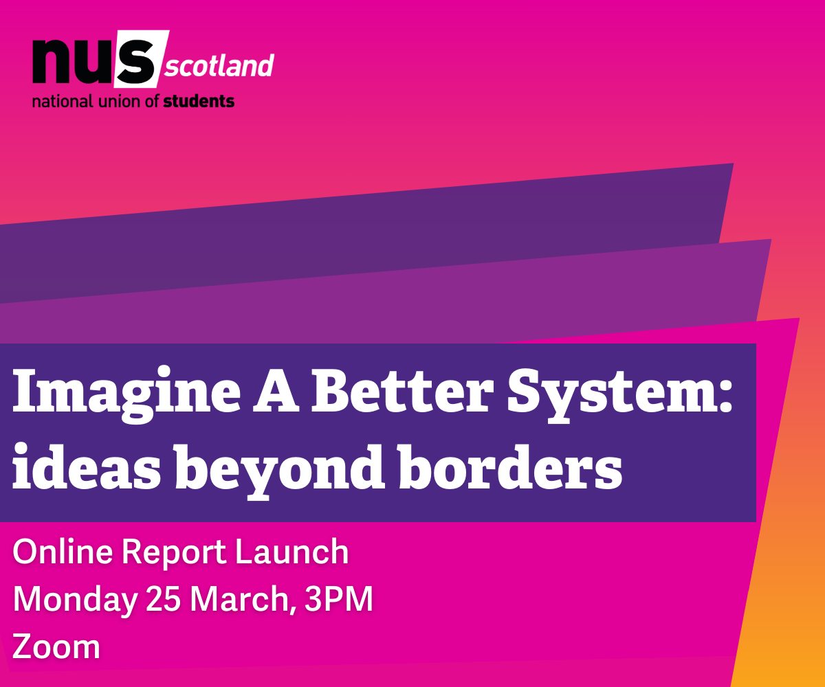 NUS Scotland set to release report which looks beyond Scotland to find solutions and offer a route to a better education system