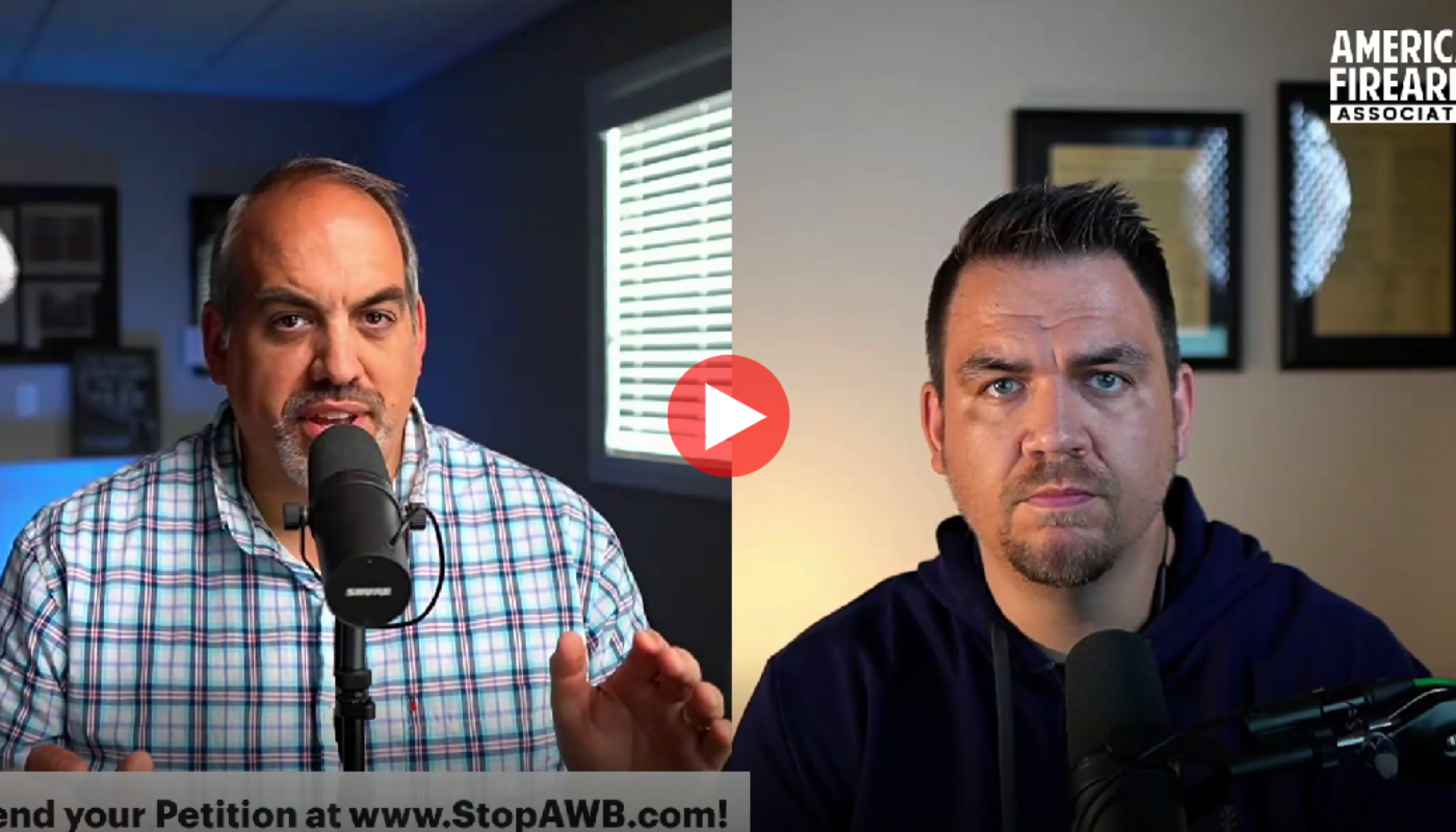 Video Update on ‘Assault Weapons’ Ban…